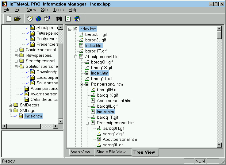 [ HoTMetaL Sitemanager 3 ]
