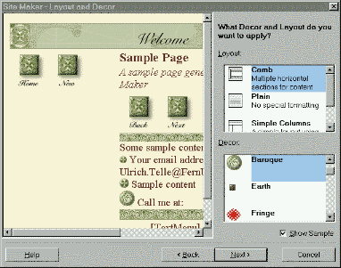 [ HoTMetaL SiteMaker 4 ]