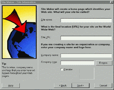 [ HoTMetaL SiteMaker 1 ]
