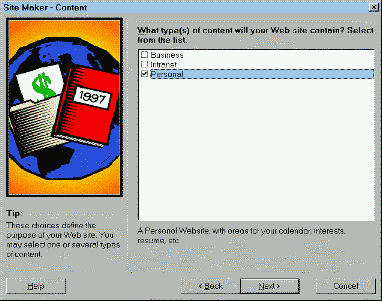[ HoTMetaL SiteMaker 2 ]