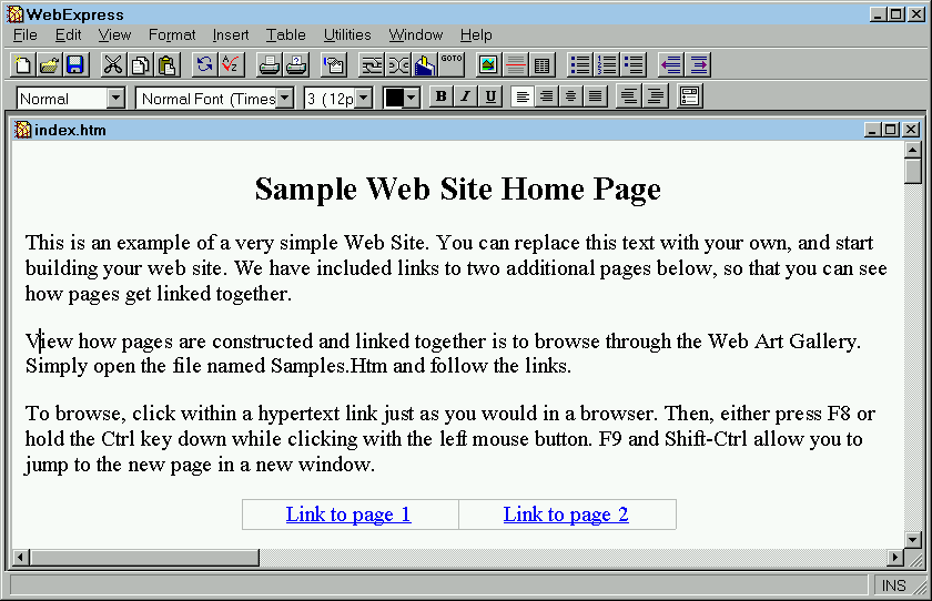 [ WebExpress Fenster ]