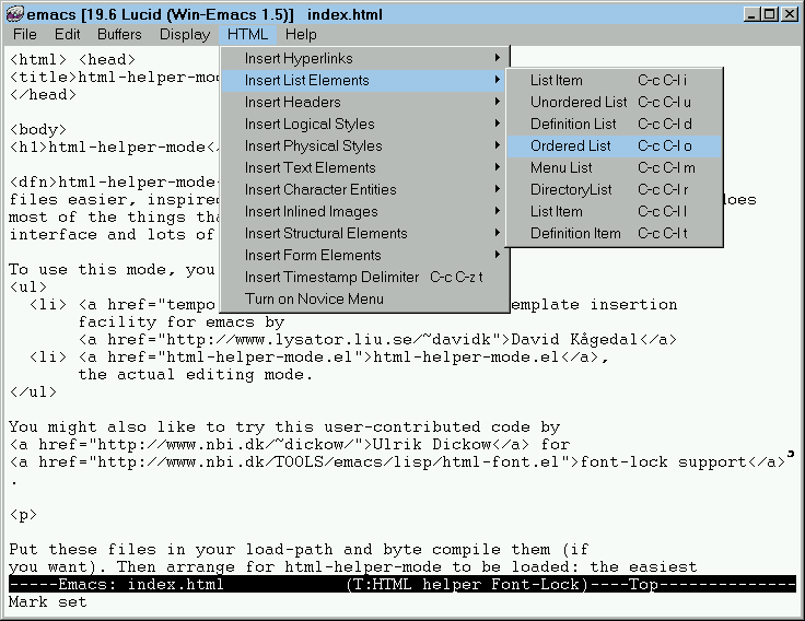 [ WinEmacs Fenster ]